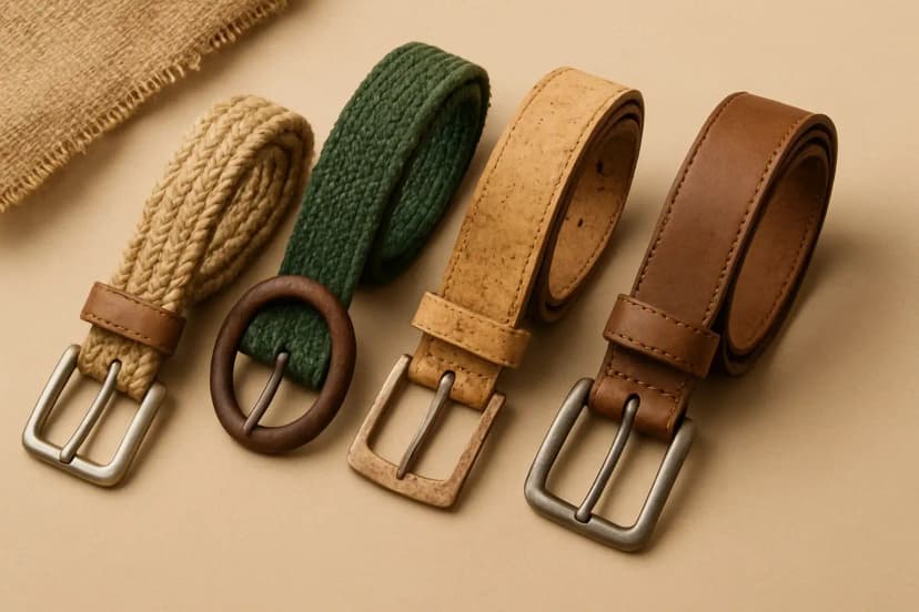 Thumbnail for Belt Up Sustainably: Choosing Vegan Leather Alternatives to Traditional Leather Belts