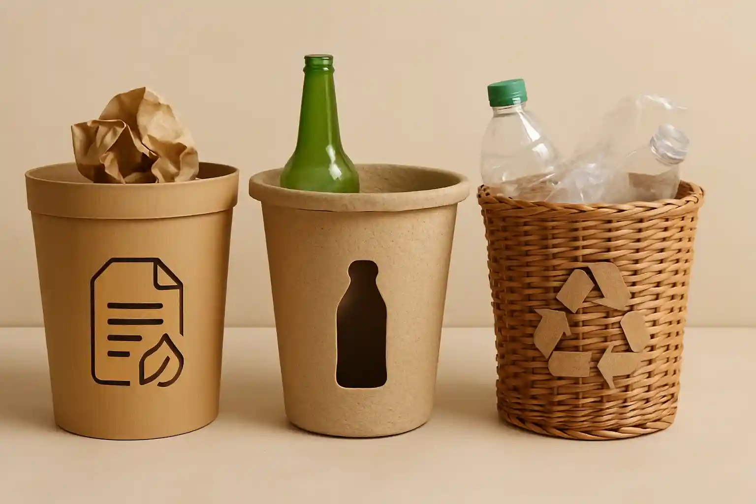 Smart Storage, Sustainable Spaces: Choosing Eco-Friendly Alternatives to Plastic Trash Cans